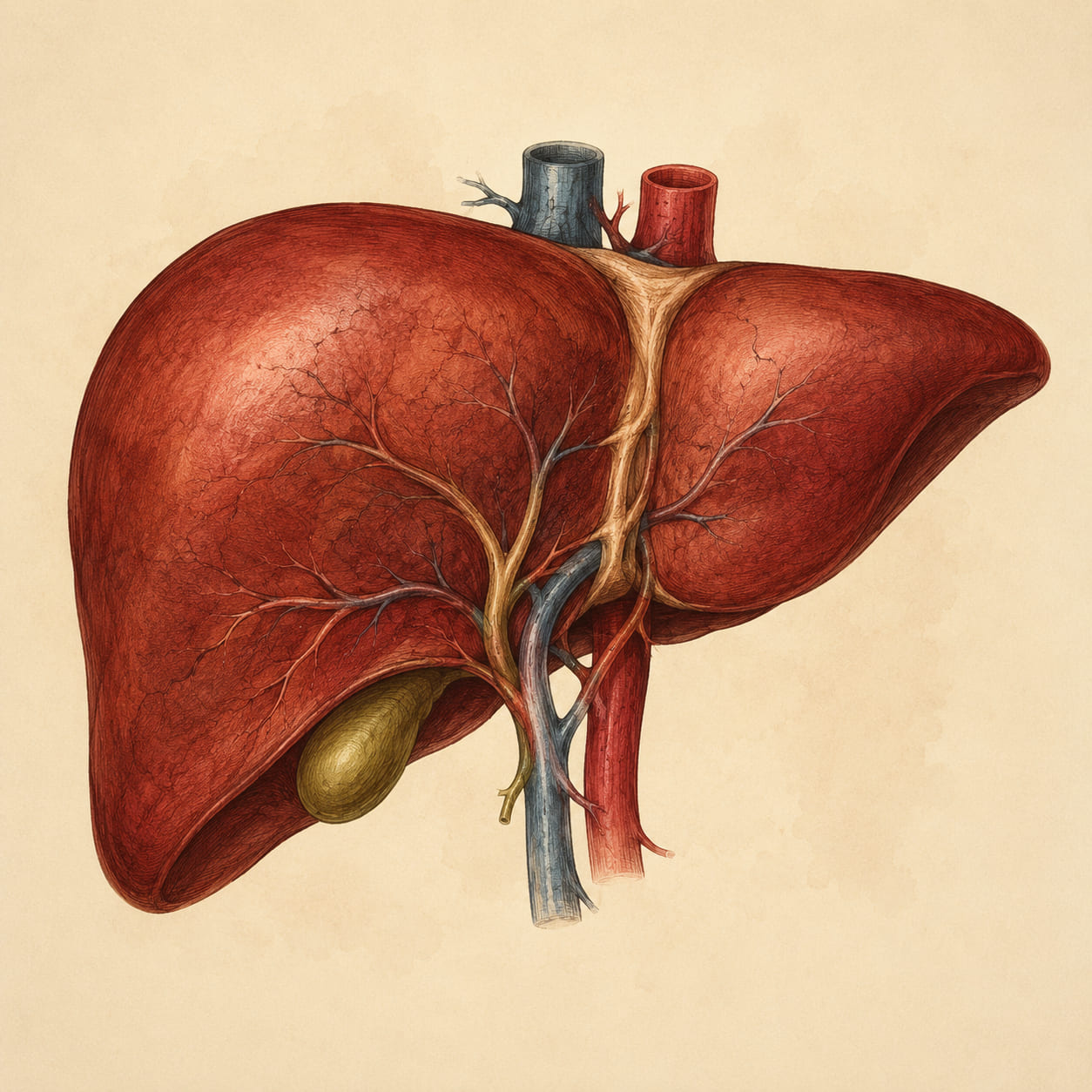 Liver illustration