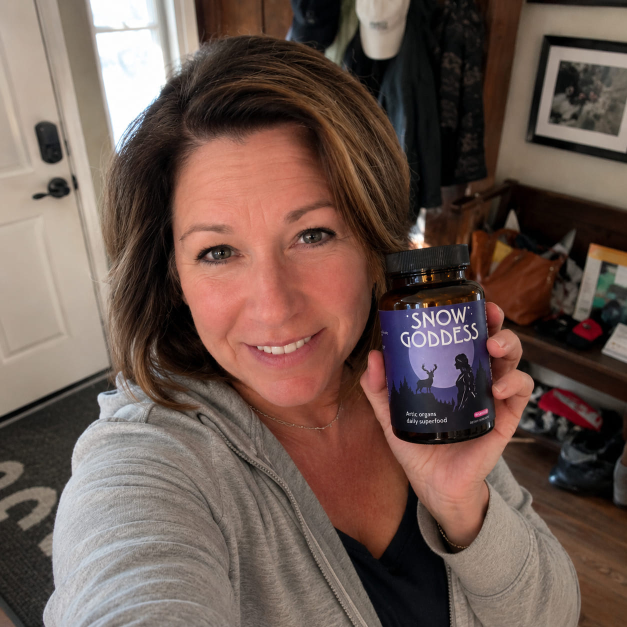 Customer with Snow Goddess