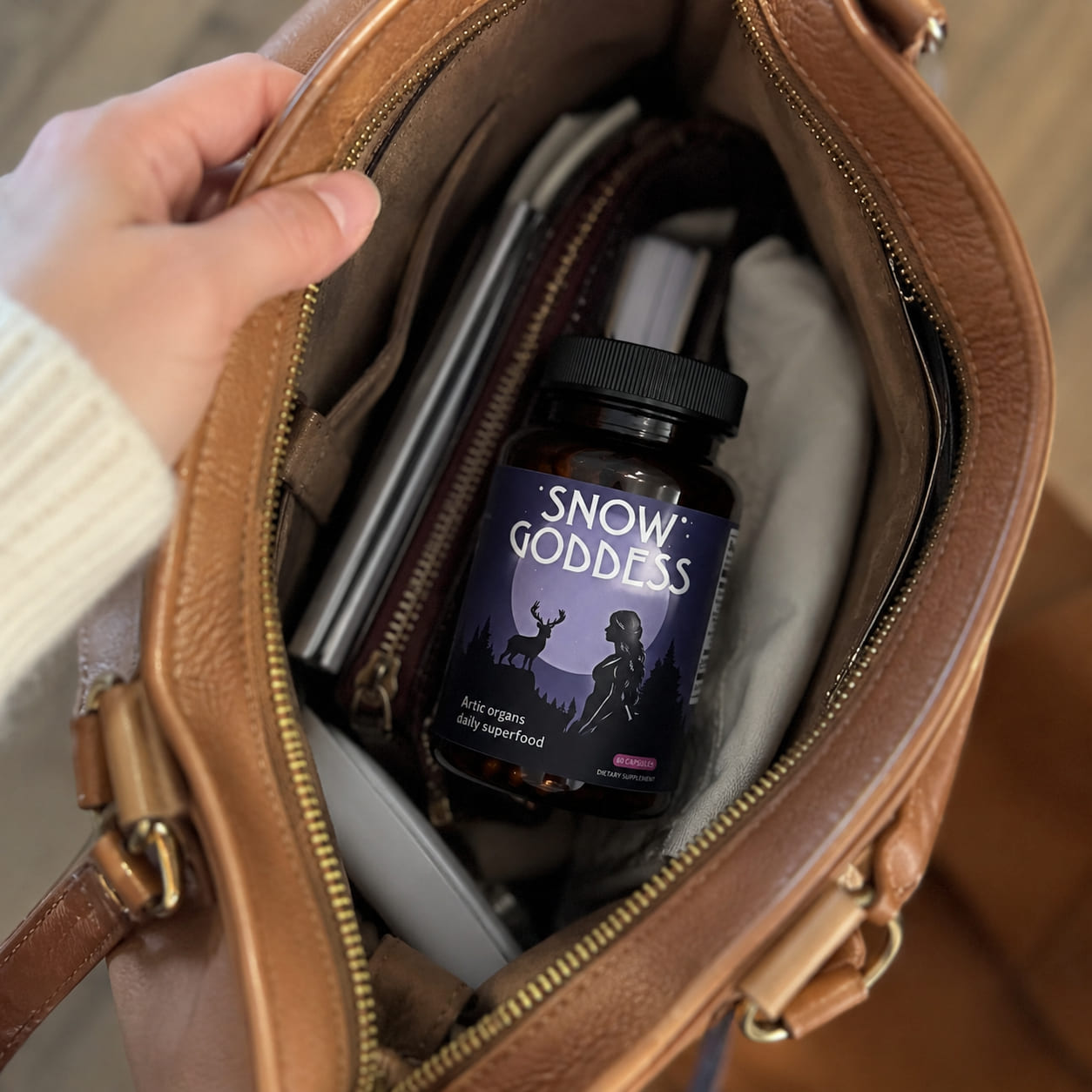 In handbag